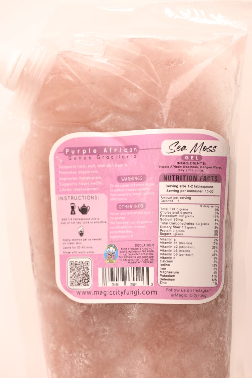 Organic Purple Seamoss Gel for Wellness | Just Mushroom