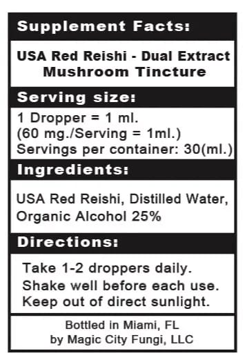 Red Reishi Dual Extract Tincture