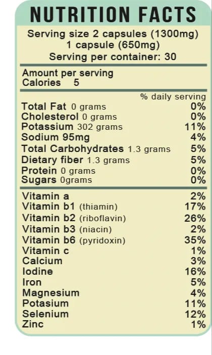 SeaMoss Capsules 1.4 oz