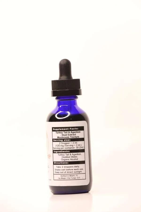Turkey Tail/Agarikon Combo Dual Extract Tincture