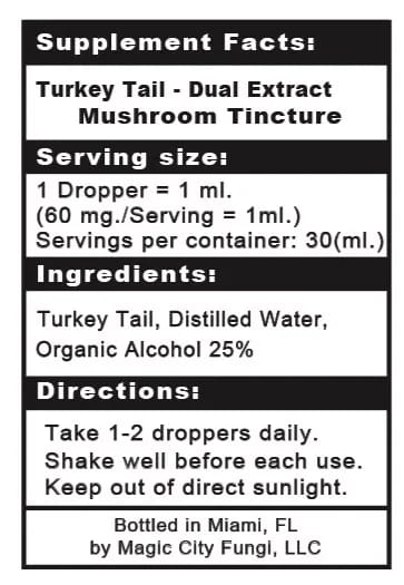 Turkey Tail Dual Extract Tincture