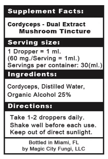 Cordyceps Dual Extract Tincture
