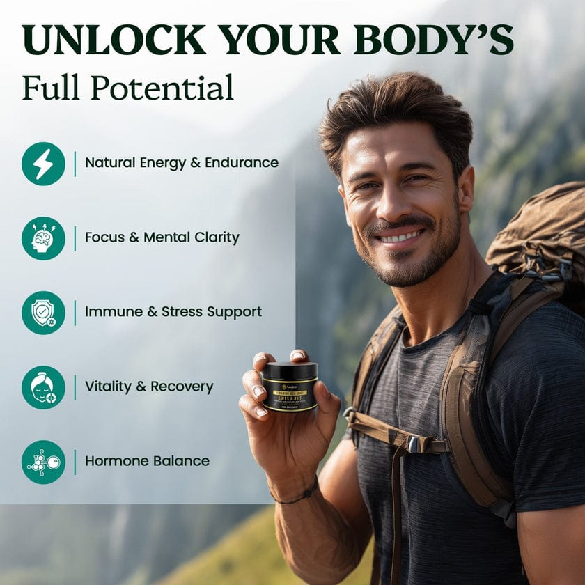 Cleanse Pair - Raw Shilajit Resin and Reishi Mushroom Extract