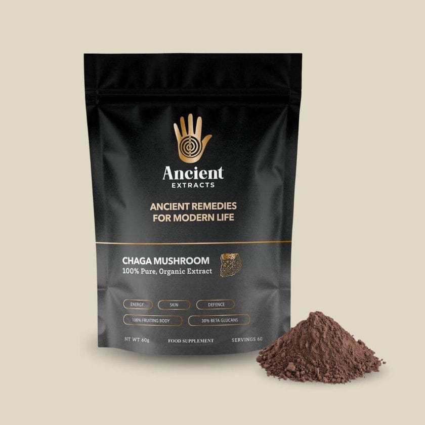 Chaga Mushroom Extract Powder - 30% Beta-glucan (60g)